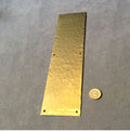 Hammered Brass Fingerplate, 2 available — Brass, late 19th century