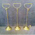 Harris and Sheldon Brass Shop Display Stands, 3 available — Brass, circa 1900