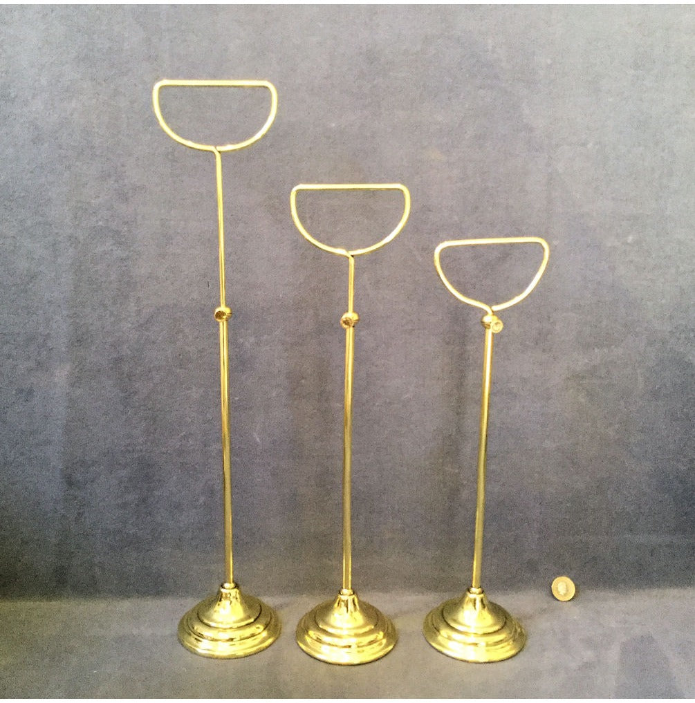 Harris and Sheldon Brass Shop Display Stands, 3 available — view 2