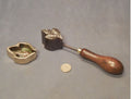 Hatters Iron for Felt Decoration — Iron, 1920's