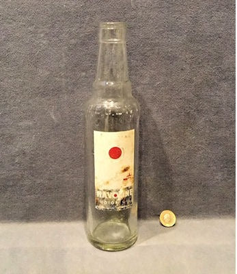 Havoline Oil Bottle — Glass, 1950's
