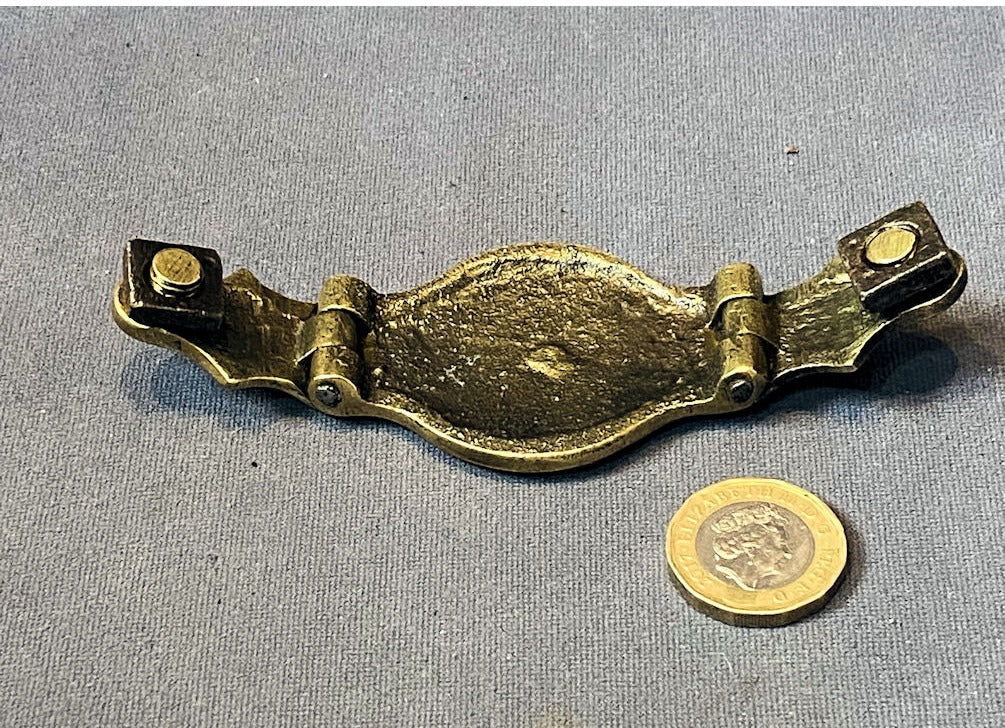 Hereford Saddler's Brass Name Plate — view 2