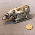 Hippo Chromed Car Mascot — Chrome