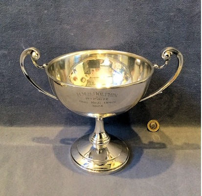HMS Dolphin Trophy — Silver plate, 1924