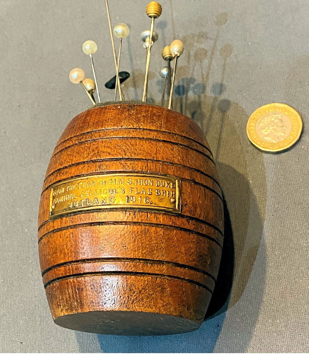 HMS Iron Duke Pin Cushion — Iron, 1920's