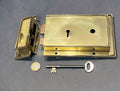 Hobbs & Co Brass Rim Lock — Brass, circa 1900