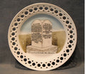 Holcombe Ribbon Plate — Ceramic, 1920's