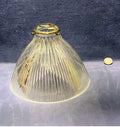 Holophane Glass Lamp Shade — Glass, circa 1910