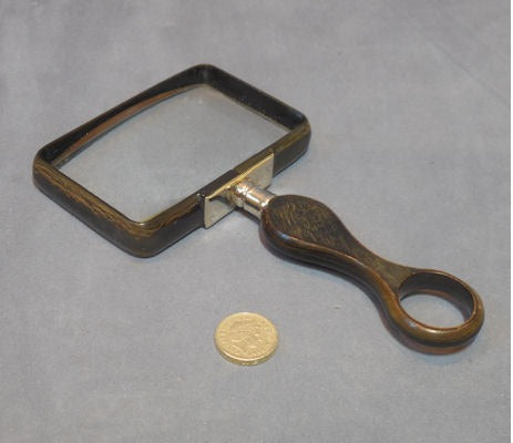 Horn Mounted Magnifying Glass — Horn, 1920's