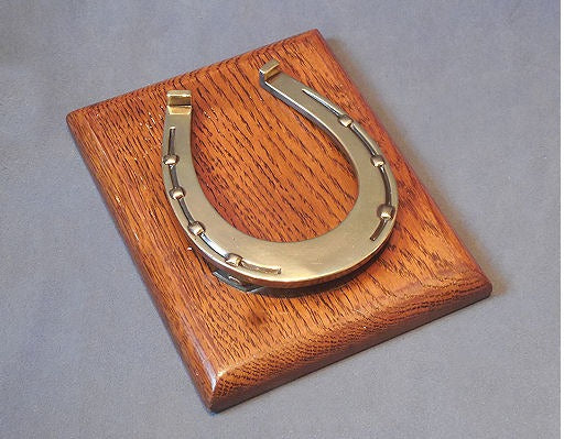 Horseshoe Letter Clip — Brass, late 19th century