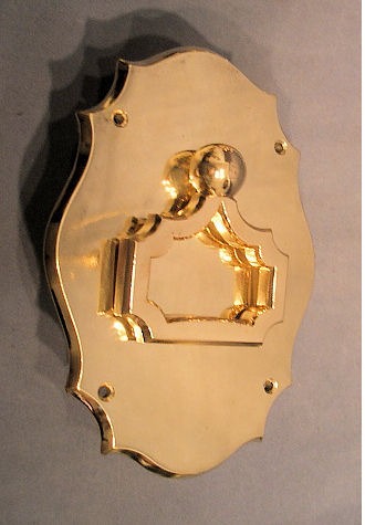 Huge Brass Bell Pull — Brass, late 19th century