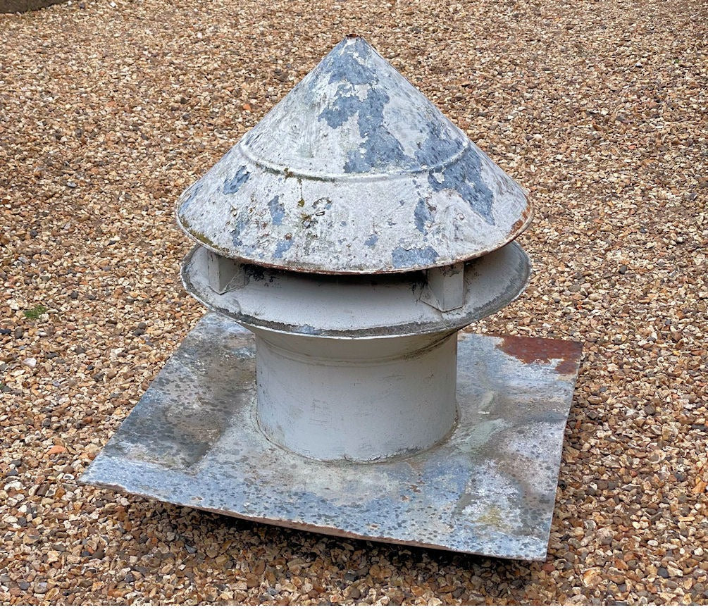 Huge Galvanised Air Vent — Galvanised, circa 1900