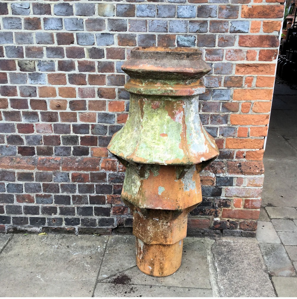 Huge Terracotta Chimney Pot — late 19th century