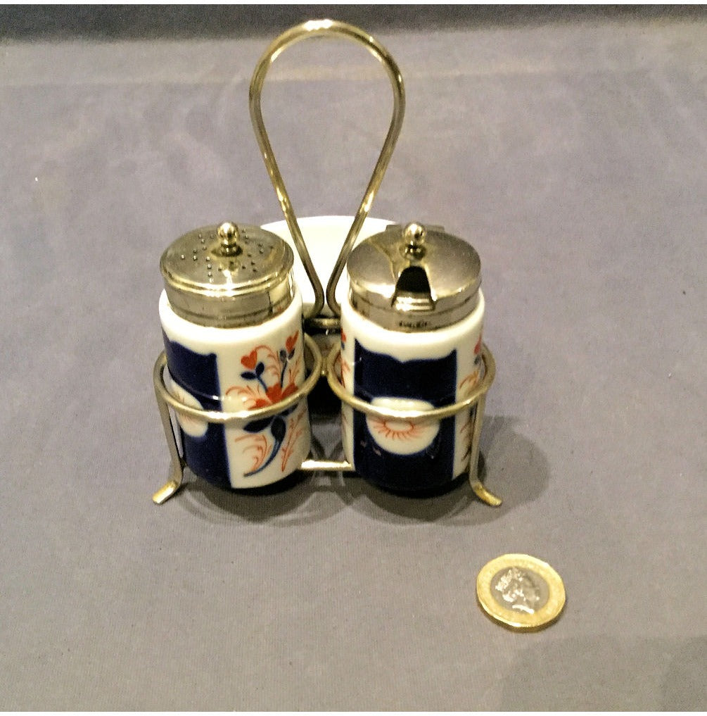 Imari Pattern 3 Piece Cruet Set — view 2