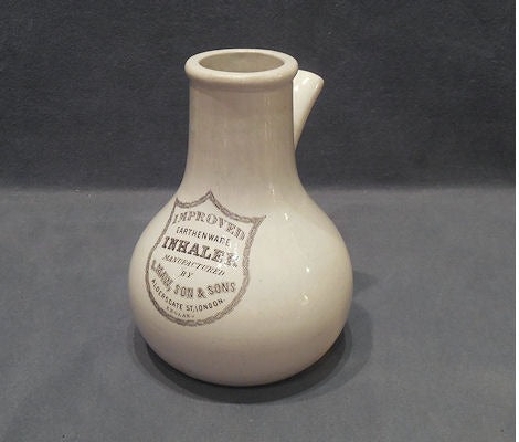 Improved Inhaler — Ceramic, 1920's