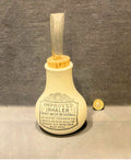 Improved Inhaler with Glass Tube — Glass, 1920's