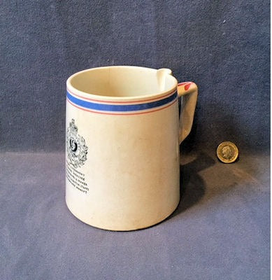 J.Tams Pint Ale Measure — Ceramic, late 19th century