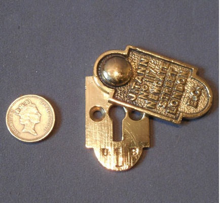 J Tann Brass Keyhole with Cover, 9 available — Brass, late 19th century