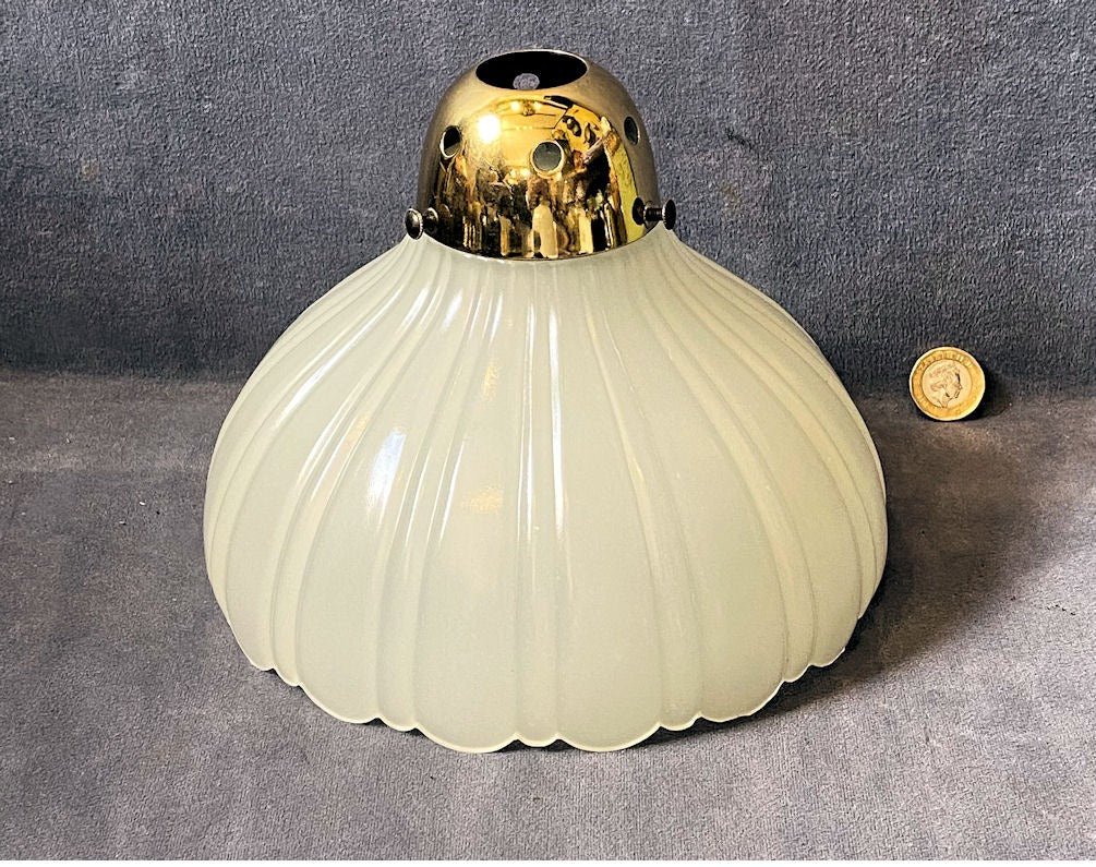 Jefferson Electric Light Shade — Brass, 1920's