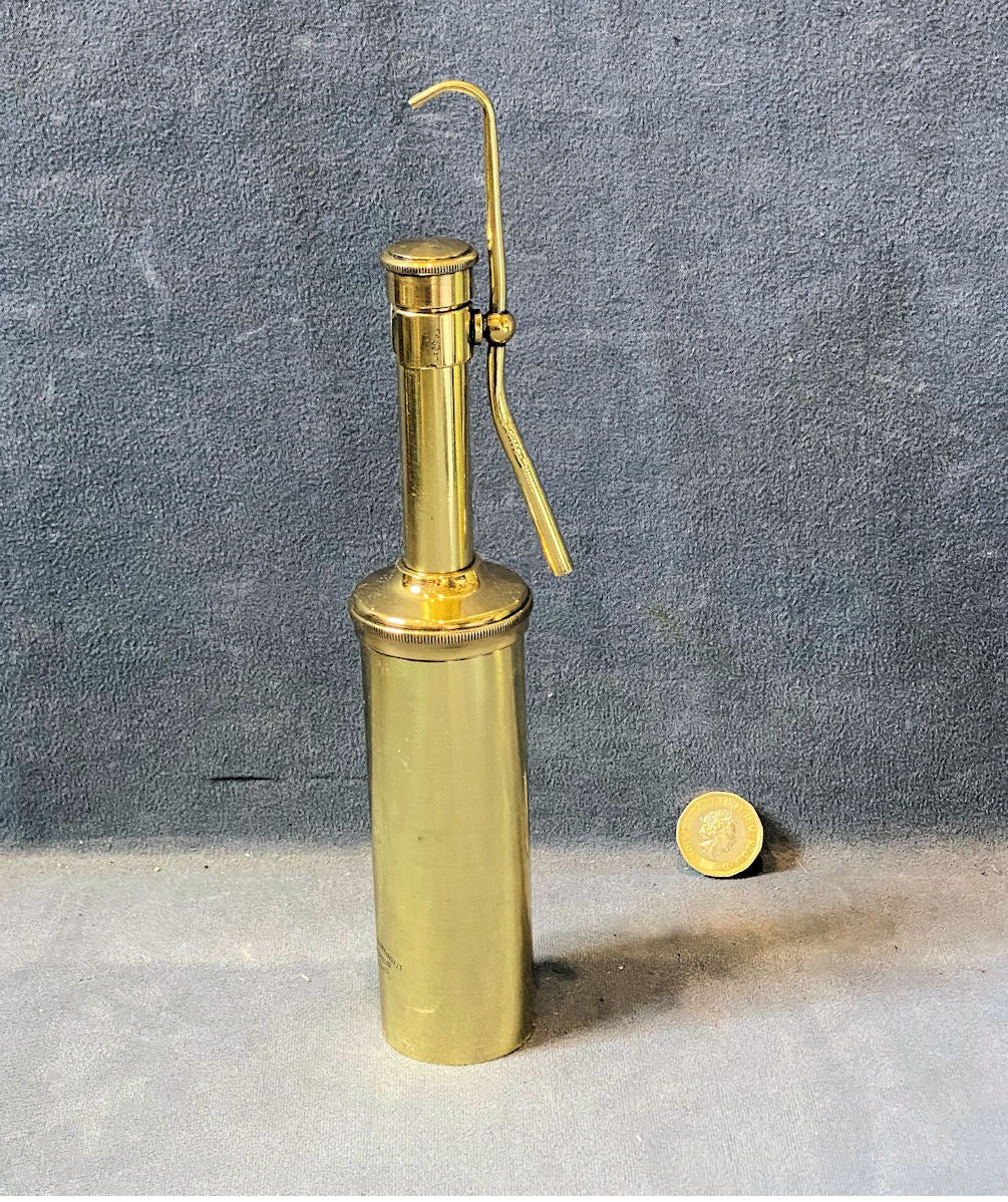 Jewellers Brass Blowlamp — Brass, late 19th century