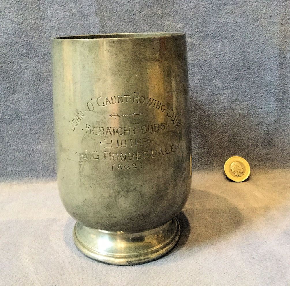 John O'Gaunt Rowing Club 1911 Trophy — Pewter, 1911