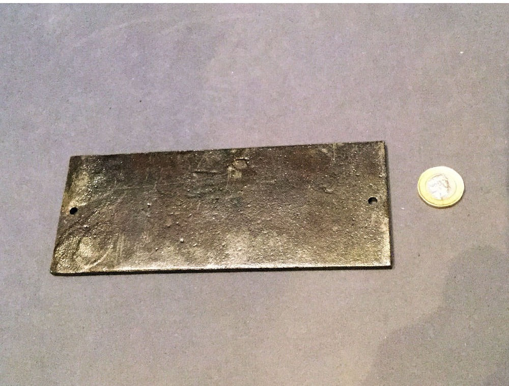 John Tanns Cast Iron Safe Plate — view 2