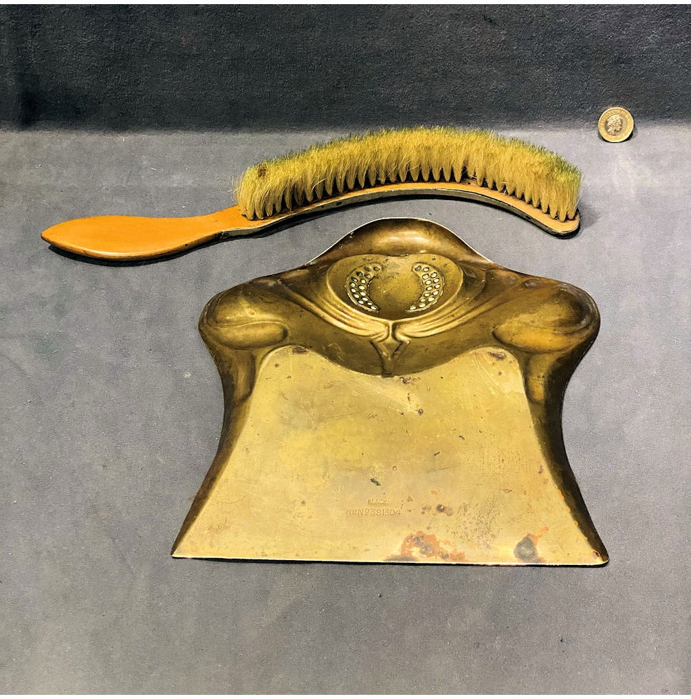 JS&S Brass Crumb Tray and Brush — view 3