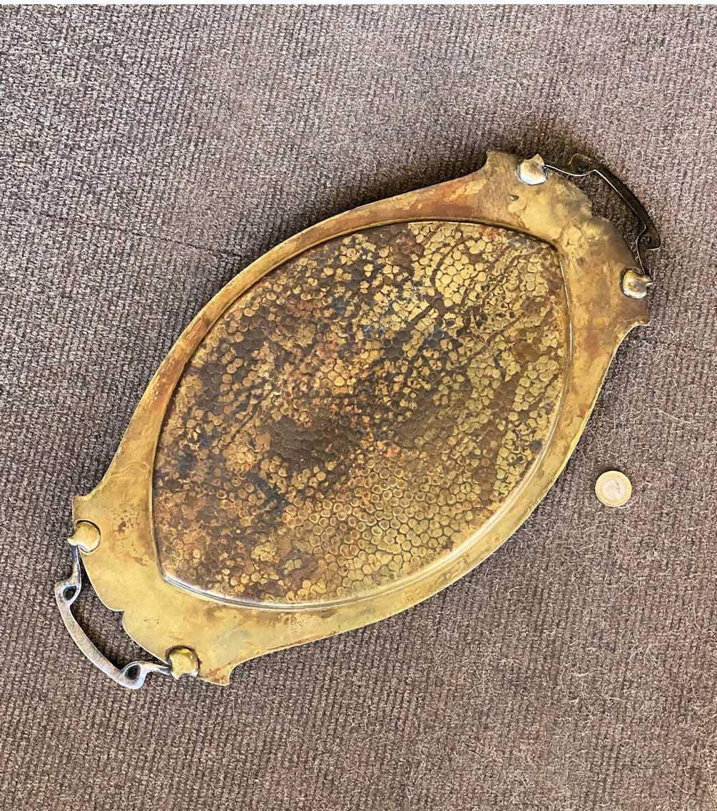JS&S Brass Tray — view 2