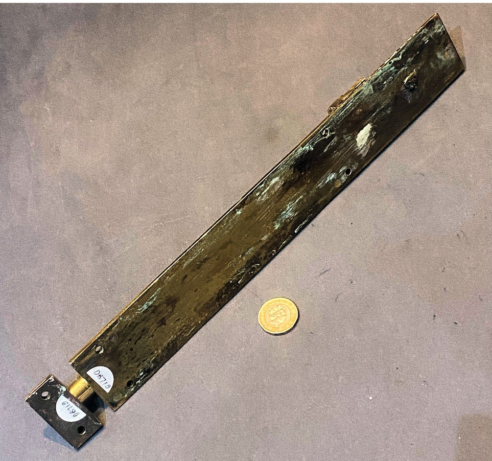 Kaye of Leeds Brass Door Bolt — view 2