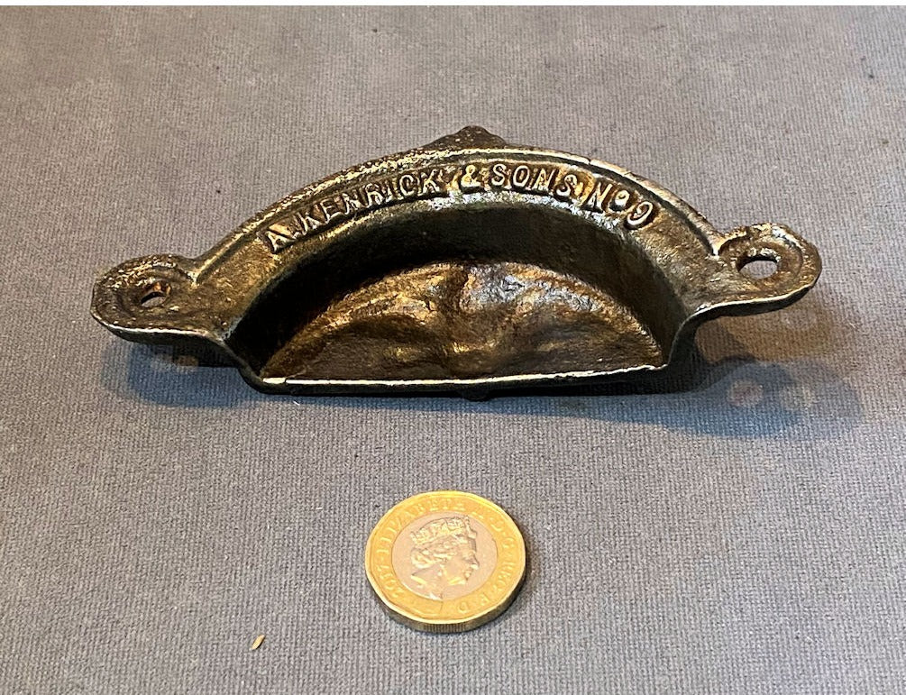 Kenrick Cast Iron Cup Drawer Handle — view 2