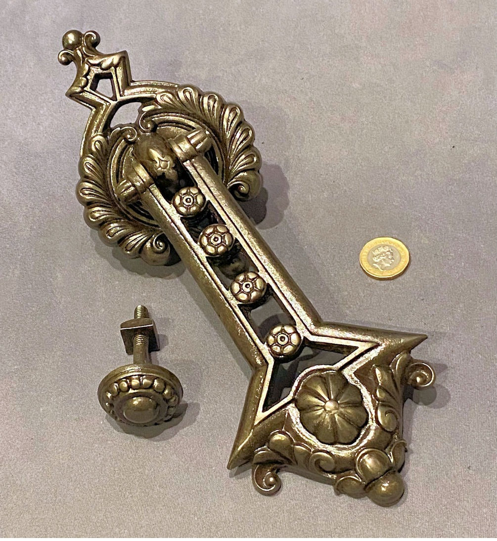 Kenrick Cast Iron Door Knocker — Cast iron, late 19th century