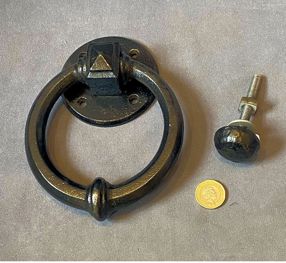 Kenrick Cast Iron Door Knocker — Cast iron, late 19th century