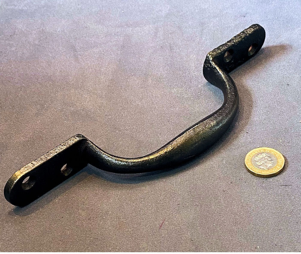 Kenrick Cast Iron Door Pull — Cast iron, late 19th century