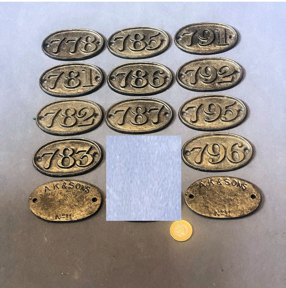 Kenrick Cast Iron House Numbers — view 2