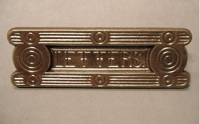 Kenrick Cast Iron Letter Flap — Cast iron, 1920's
