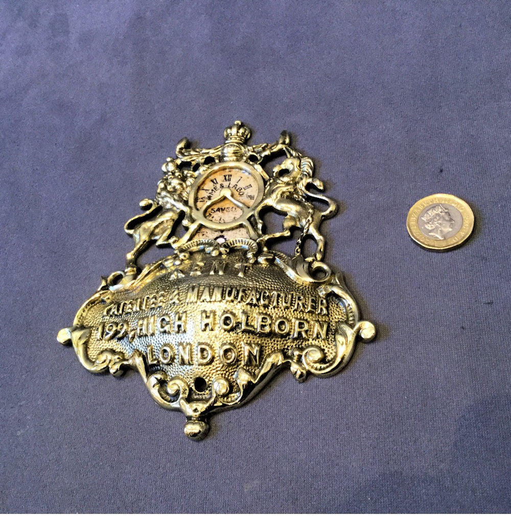 Kents Knife Cleaner Plaque — Brass, late 19th century
