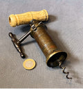 Kings Screw Corkpuller — Brass, mid 19th century