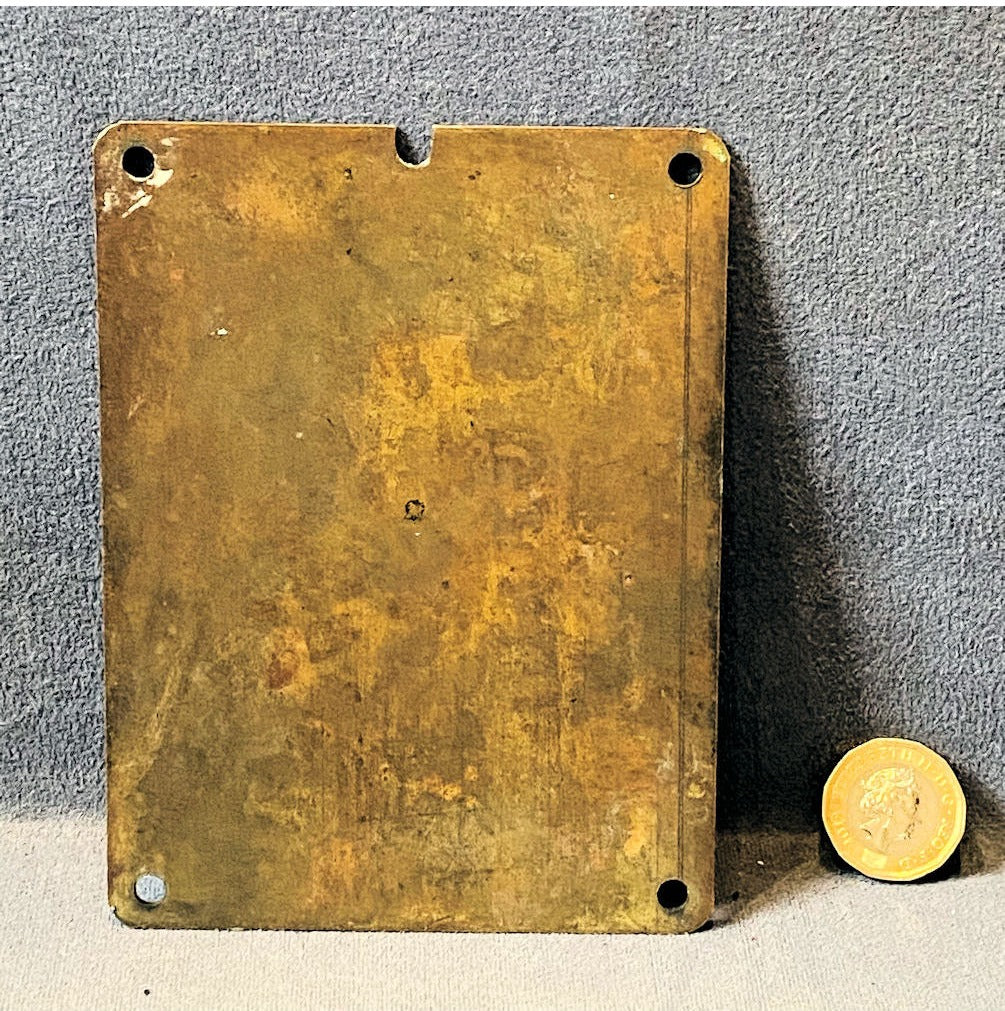 Lancaster Co Ltd Brass Plaque — view 2