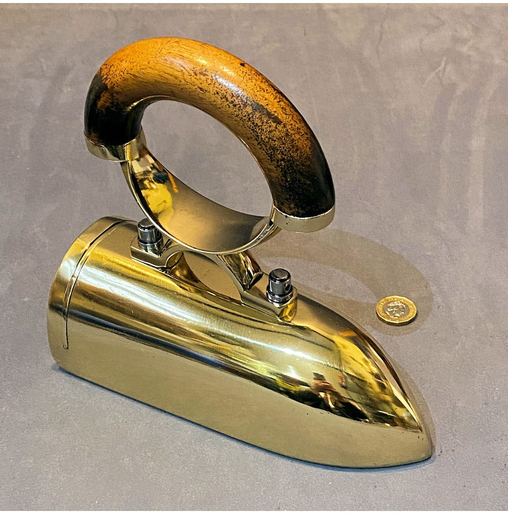 Large Brass Box Iron — view 2