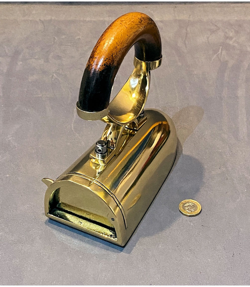 Large Brass Box Iron — view 3