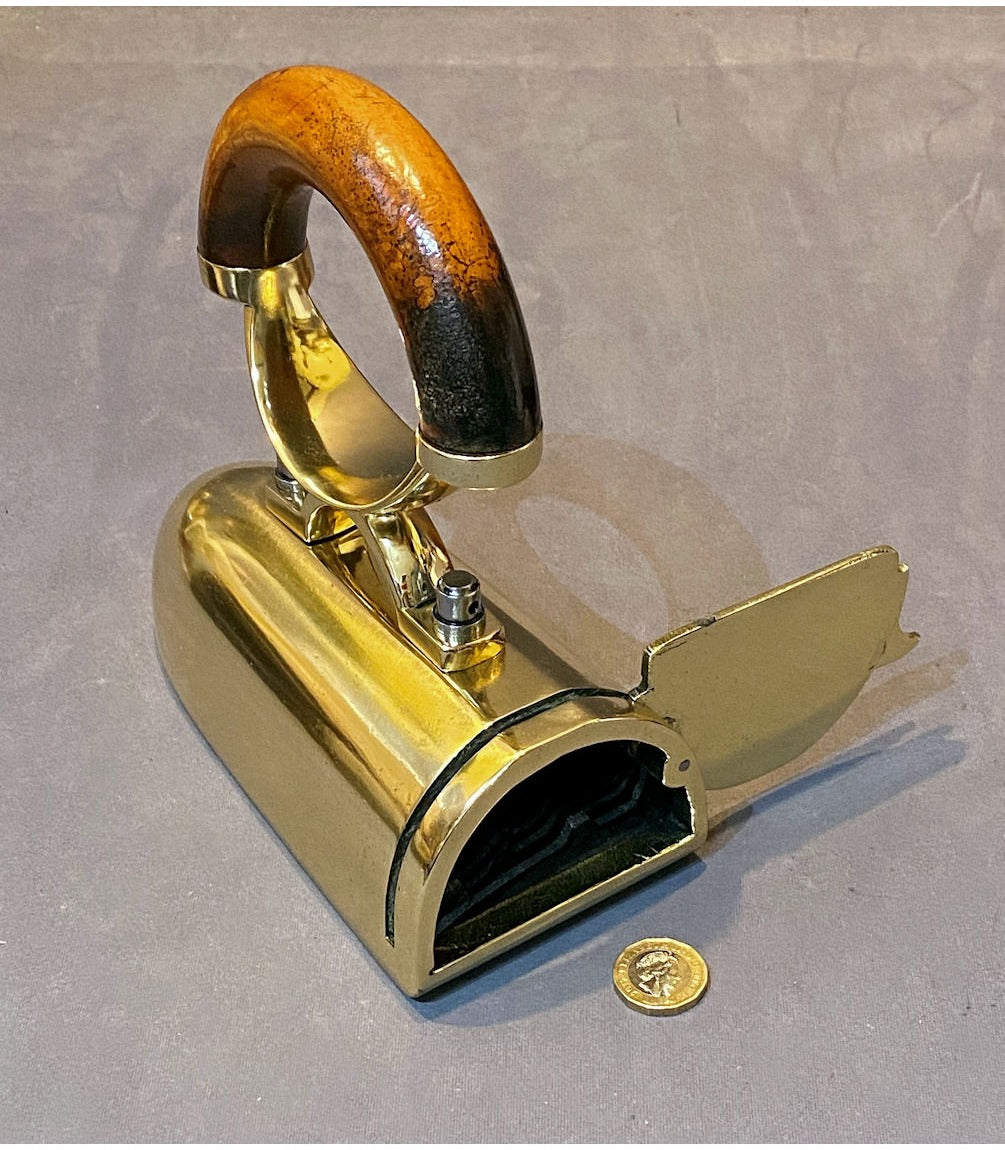 Large Brass Box Iron — view 4
