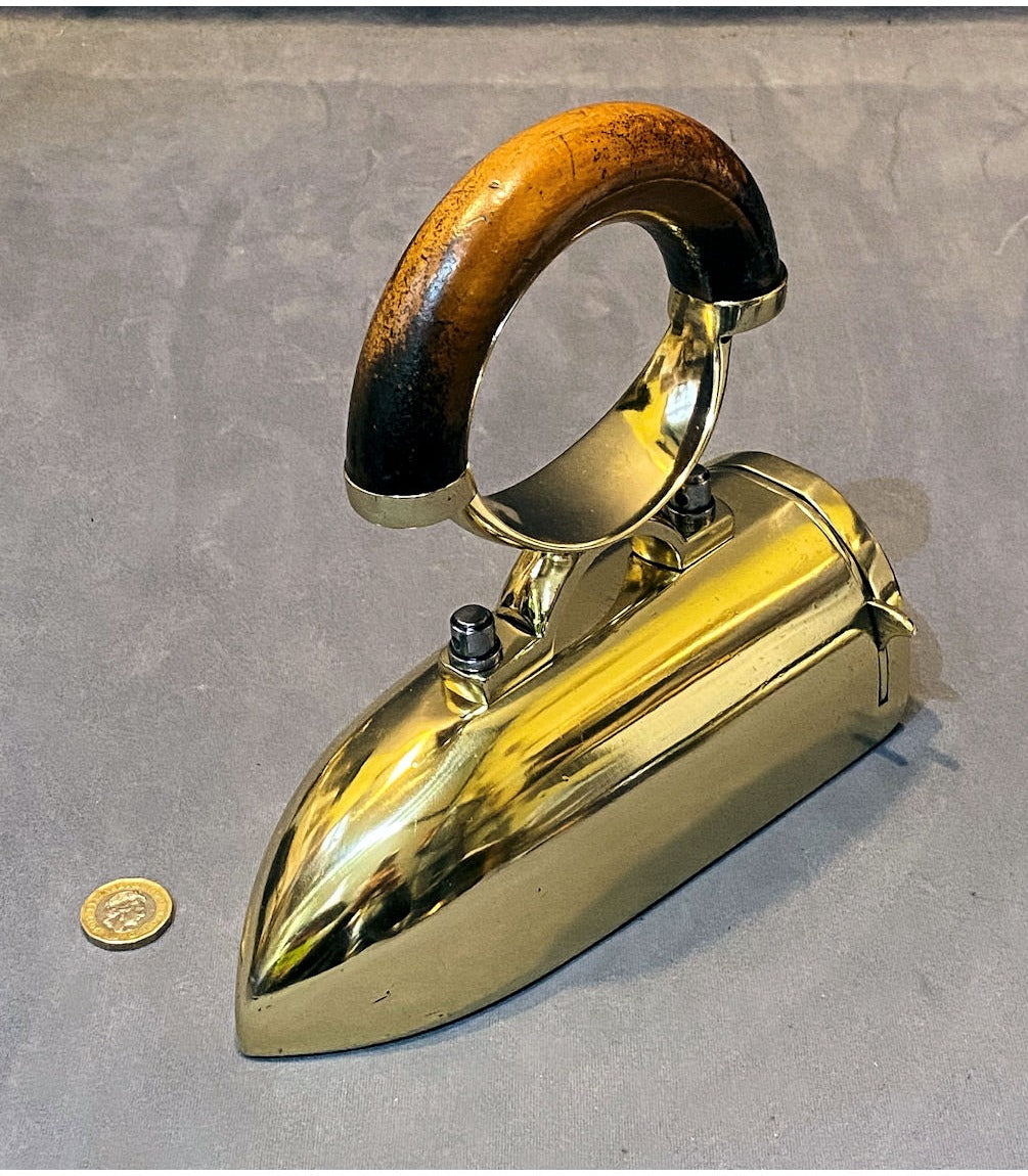Large Brass Box Iron — view 5