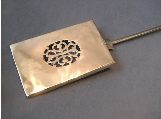 Large Brass Fireside Shovel — view 2