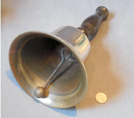 Large Brass Handbell — view 2