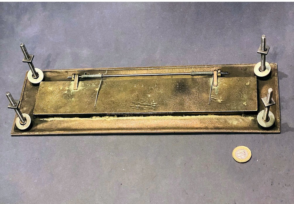 Large Brass Letter Flap — view 2