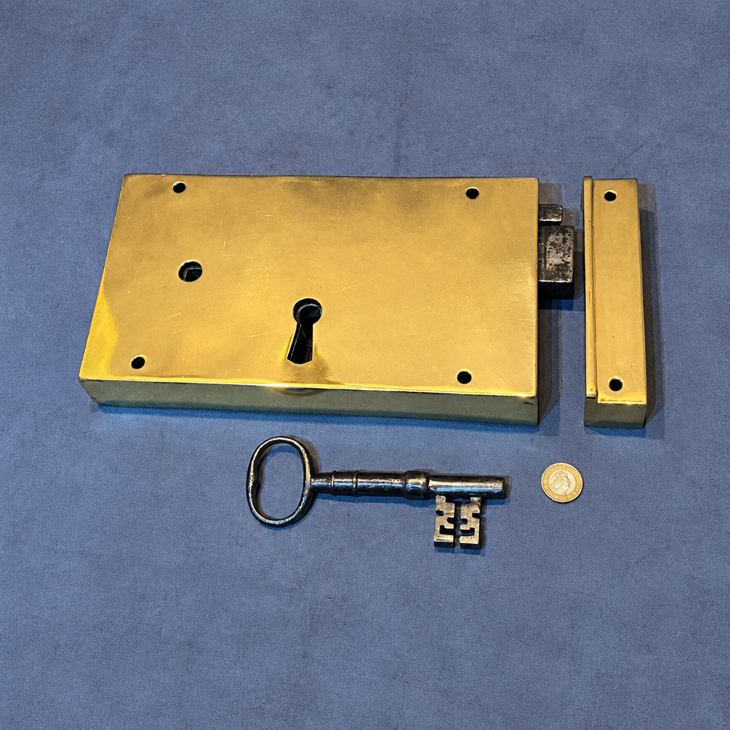 Large Brass Rim Lock