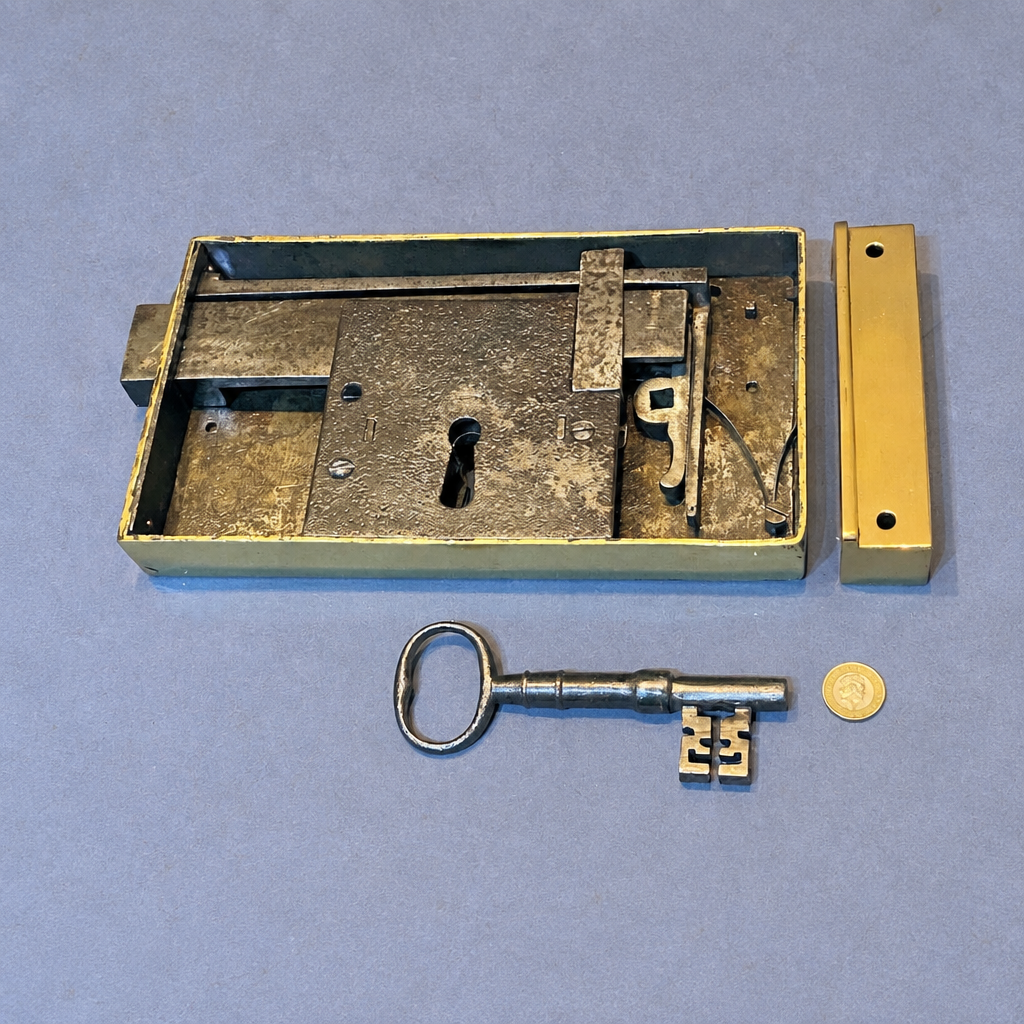 Large Brass Rim Lock