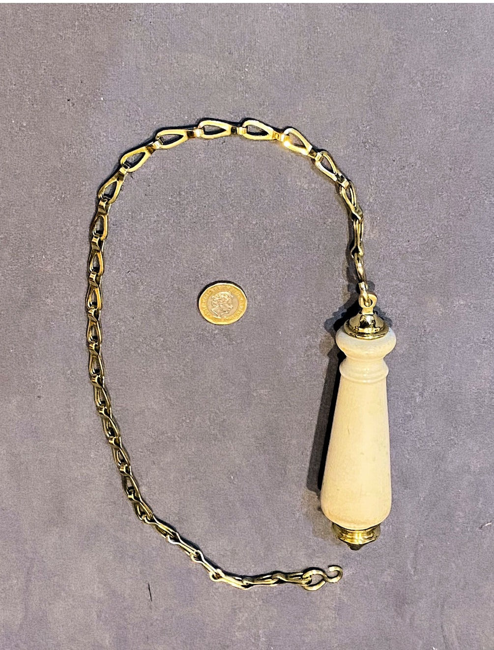 Large Ceramic Loo Pull — view 2