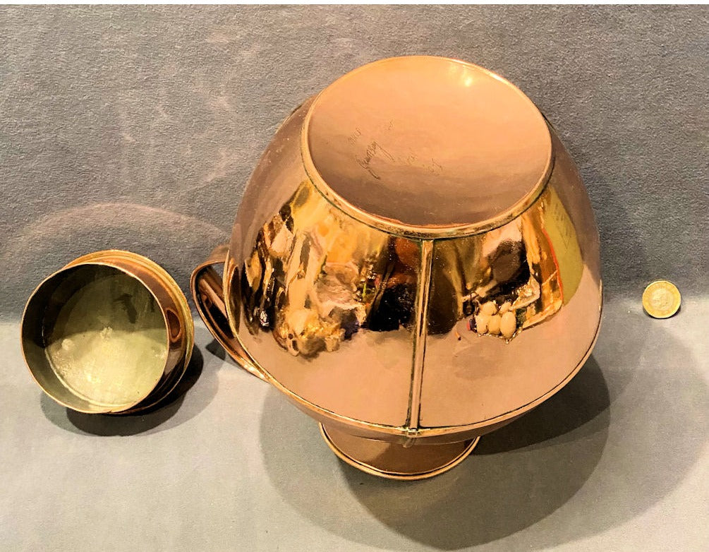 Large Copper Guernsey Milk Jug — view 5