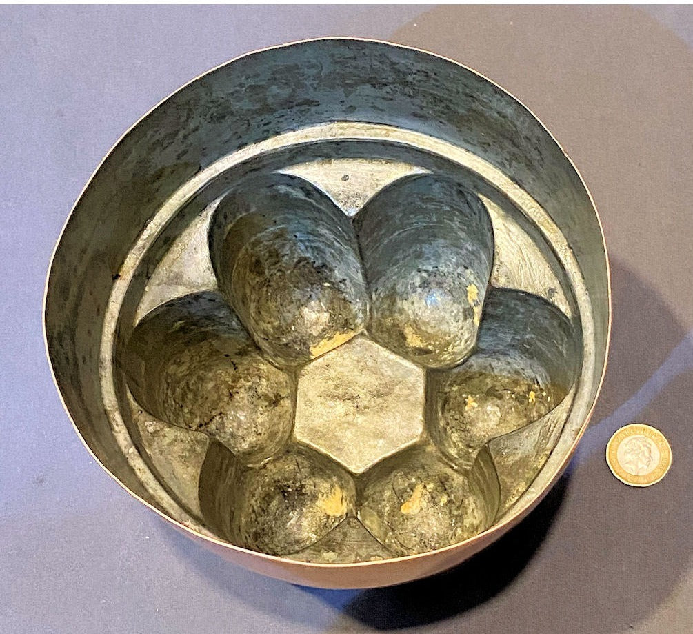 Large Copper Jelly Mould — view 4